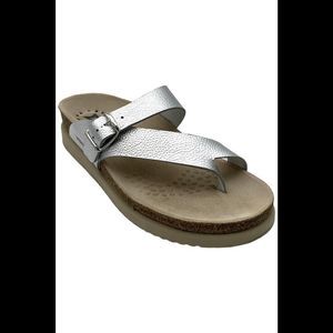 Mephisto Women's Helen Thong Sandals Silver - Medium